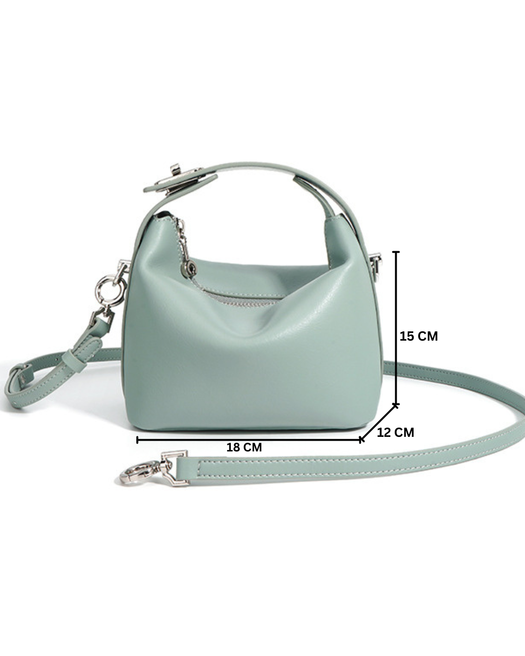 Liora - Ladies Leather Handbag | Illusion Blue