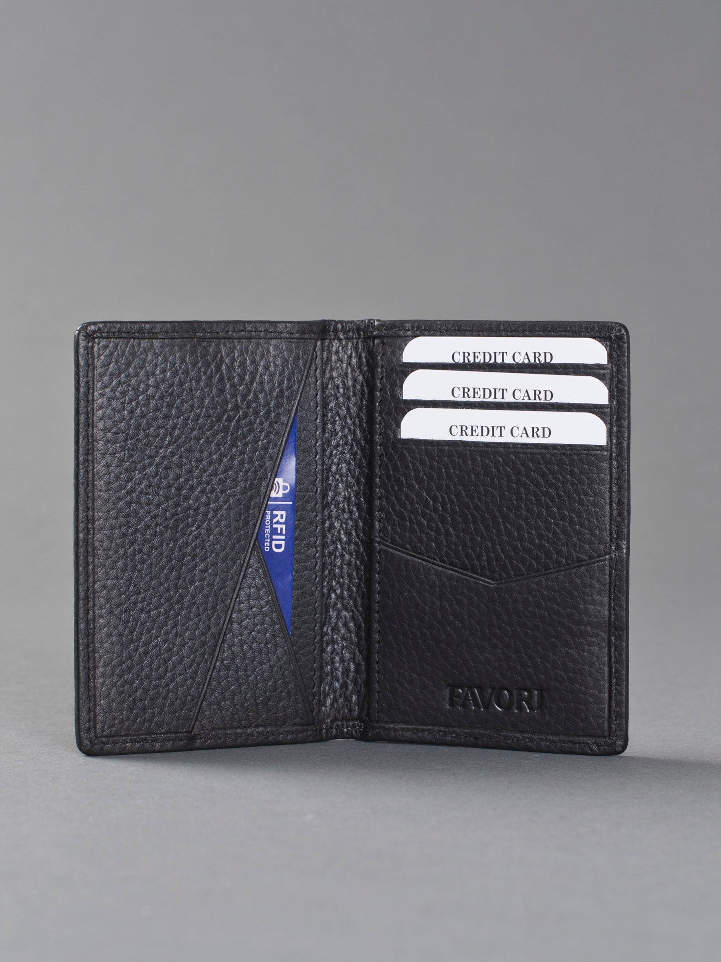 Petite Wallet, Leather with RFID Blocking
