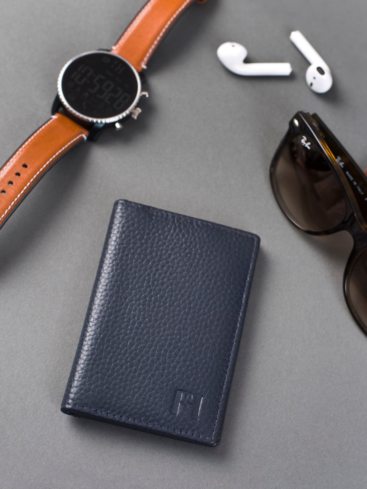 Petite Wallet, Leather with RFID Blocking