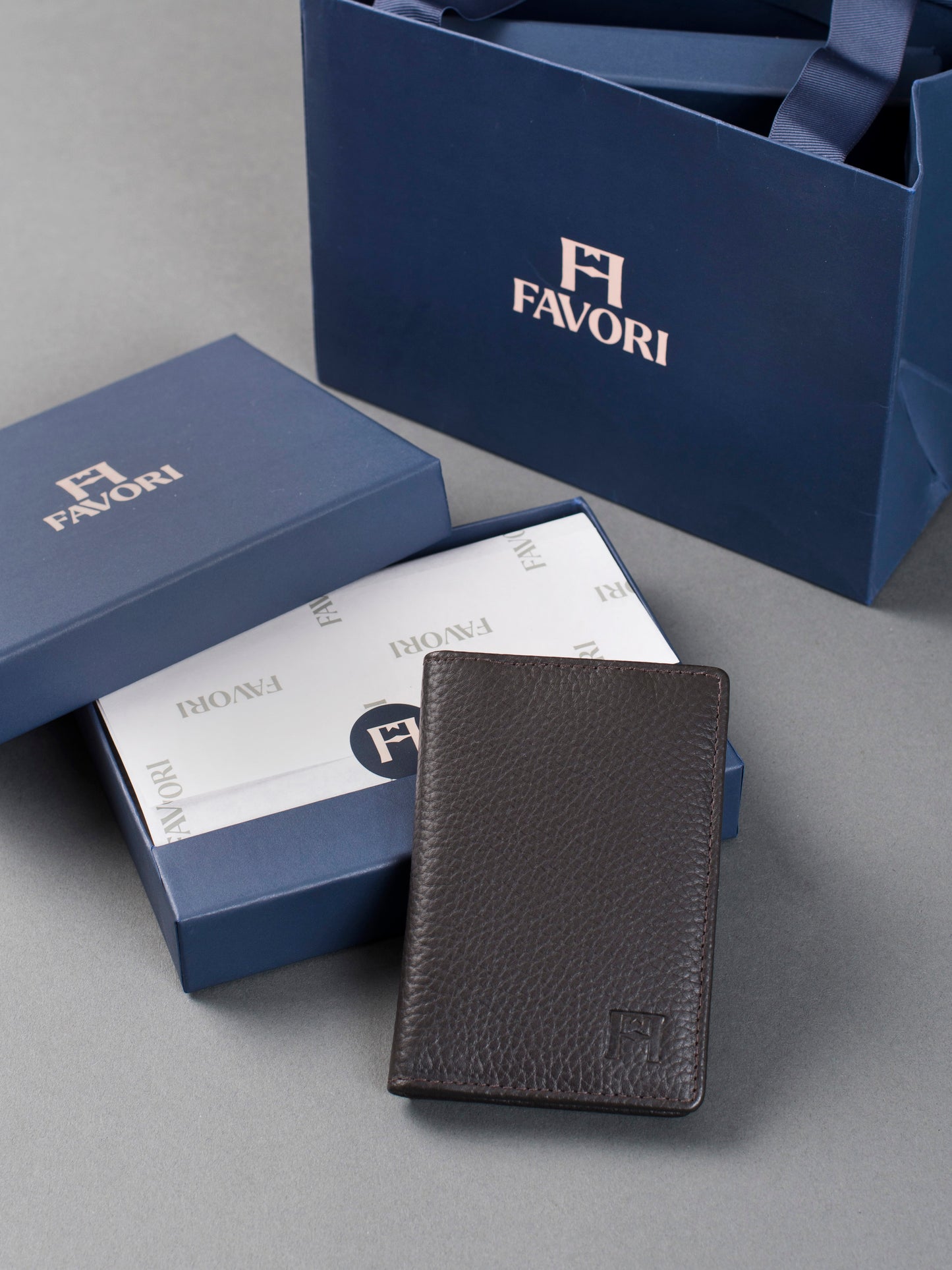 Petite Wallet, Leather with RFID Blocking