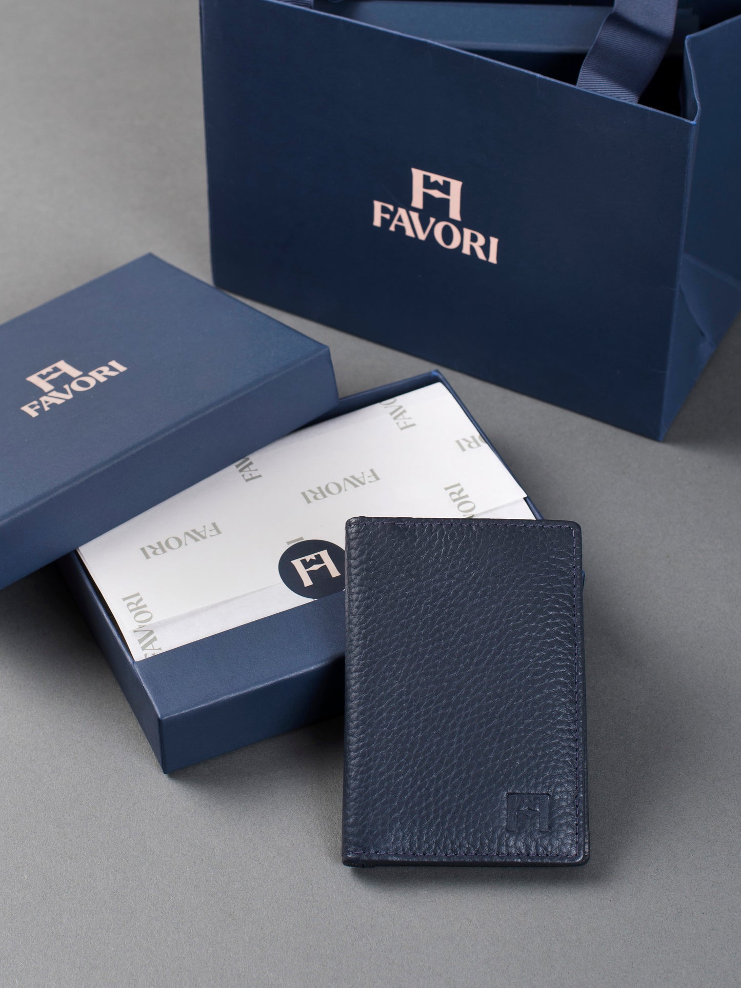 Petite Wallet, Leather with RFID Blocking