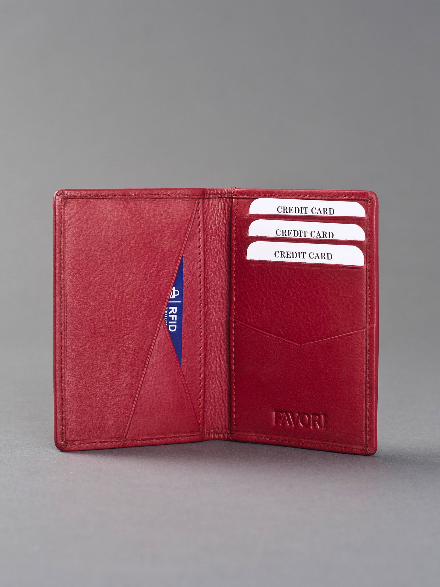 Petite Wallet, Leather with RFID Blocking