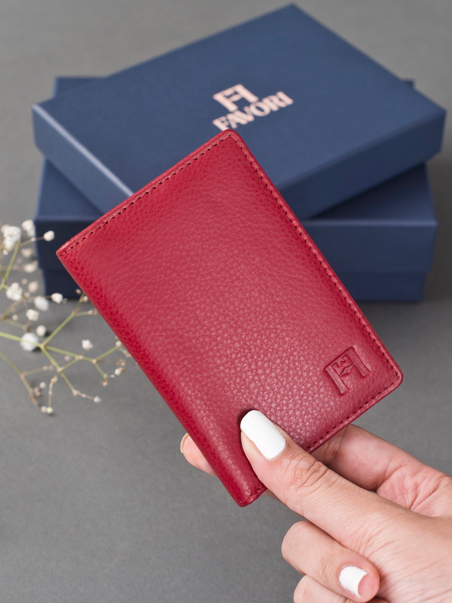 Petite Wallet, Leather with RFID Blocking