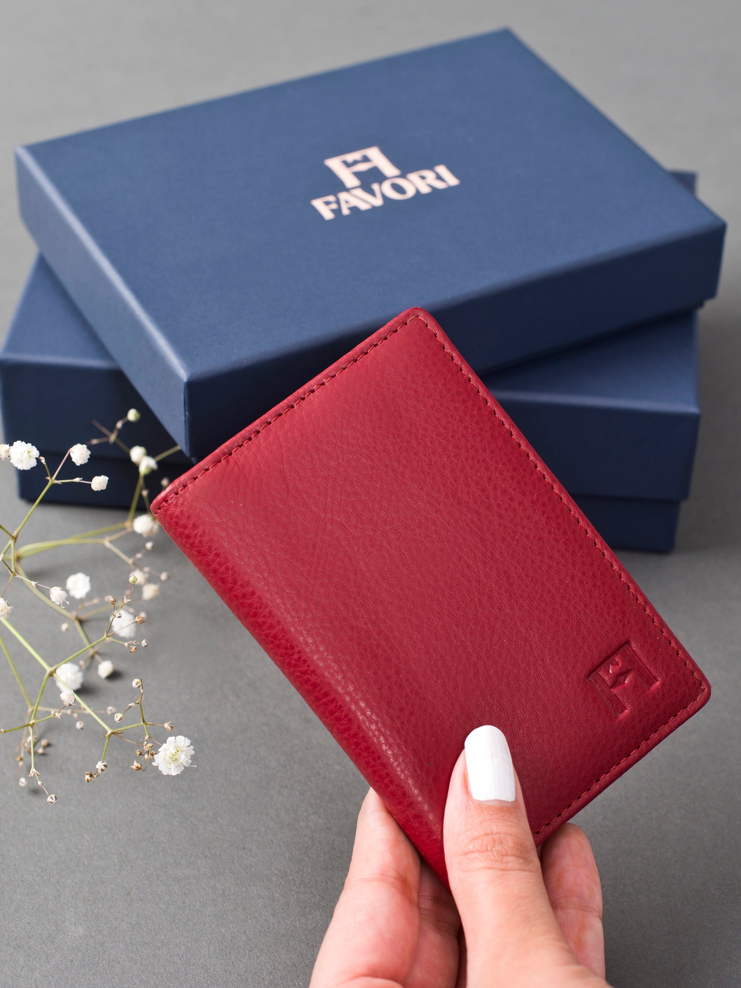 Petite Wallet, Leather with RFID Blocking