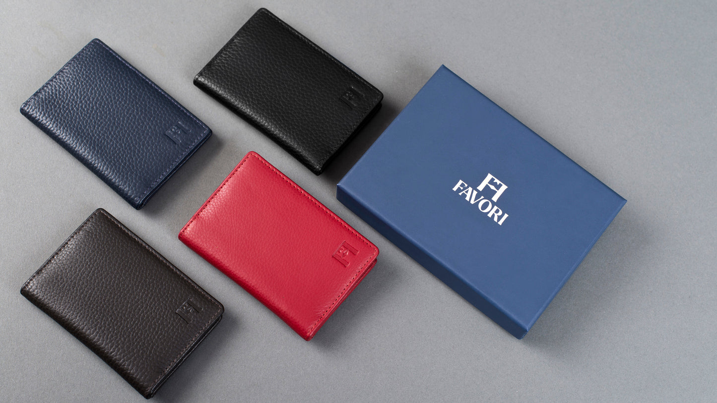 Petite Wallet, Leather with RFID Blocking