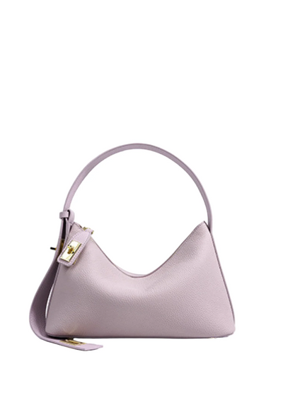 Lumi - Ladies leather Baguette | Mauve
