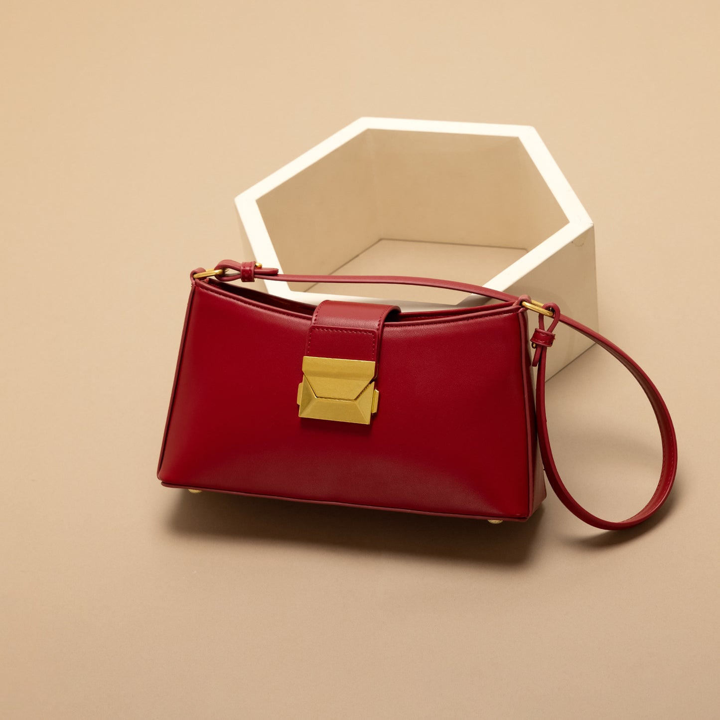 Felice - Ladies Baguette Bag ,Faux Leather