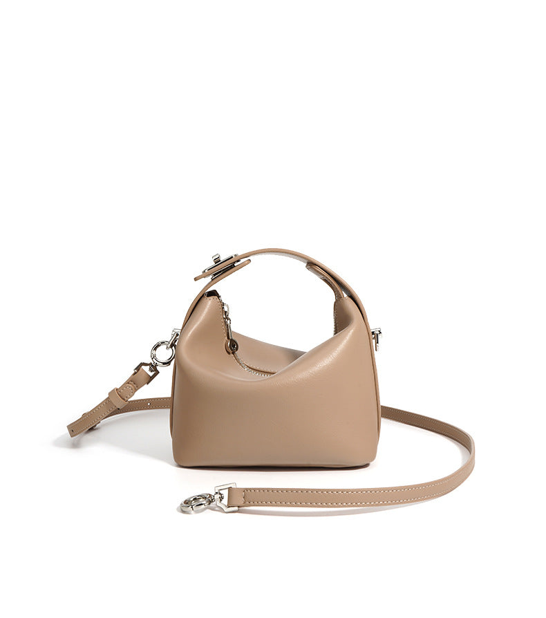 Liora - Ladies Leather Handbag | Smoke Powder