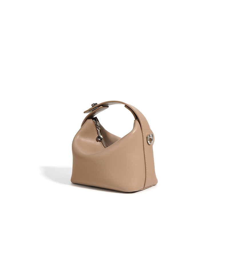 Liora - Ladies Leather Handbag | Smoke Powder