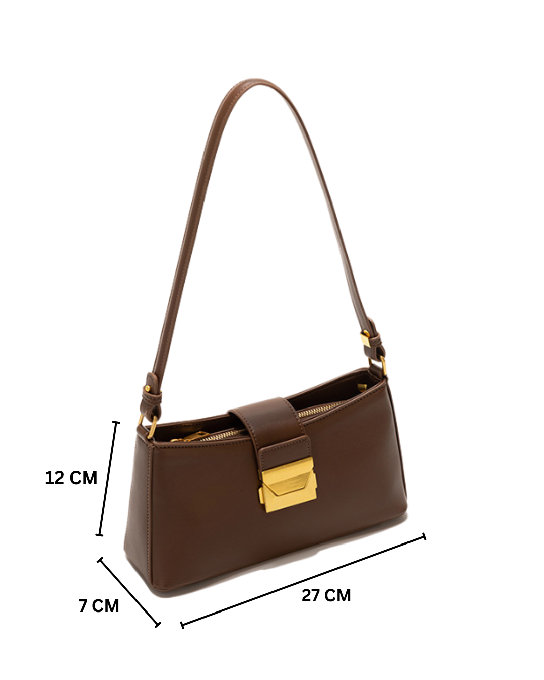 Felice - Ladies Baguette Bag ,Faux Leather