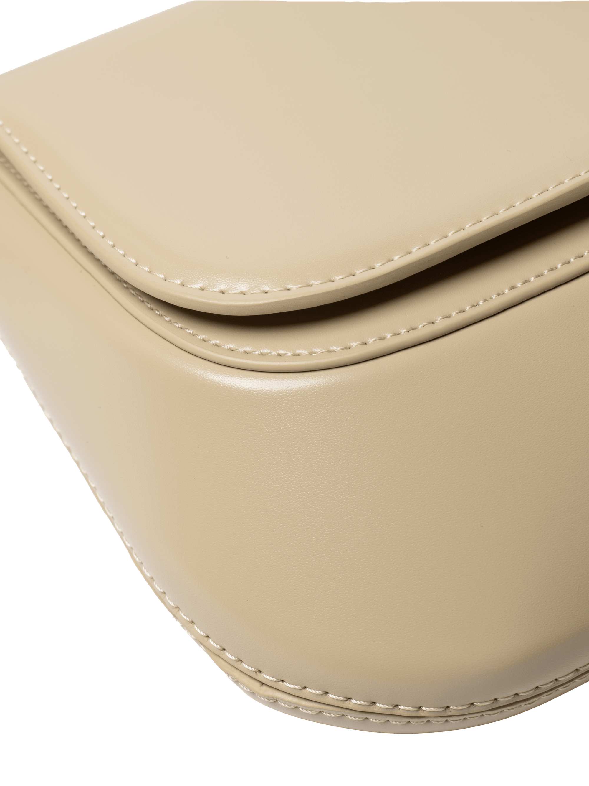 Luna - Ladies Leather Structured Bag I Beige