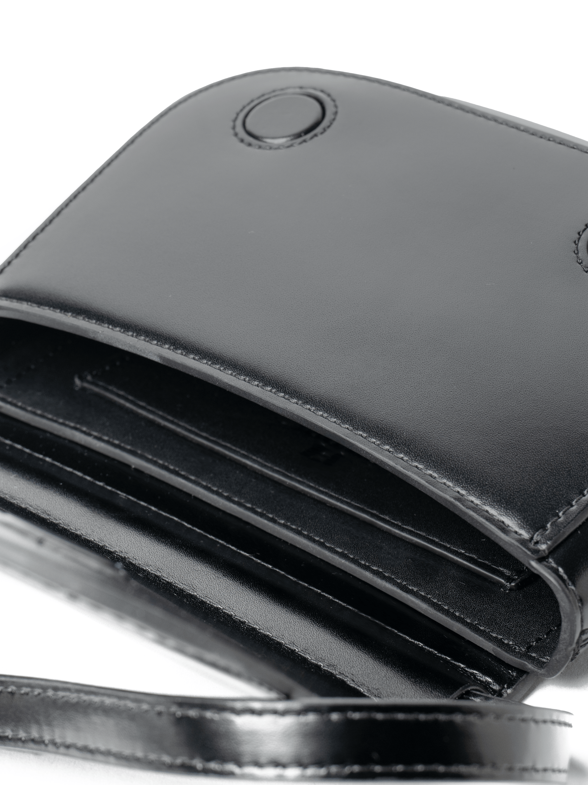 Luna - Ladies Leather Structured Bag I Black