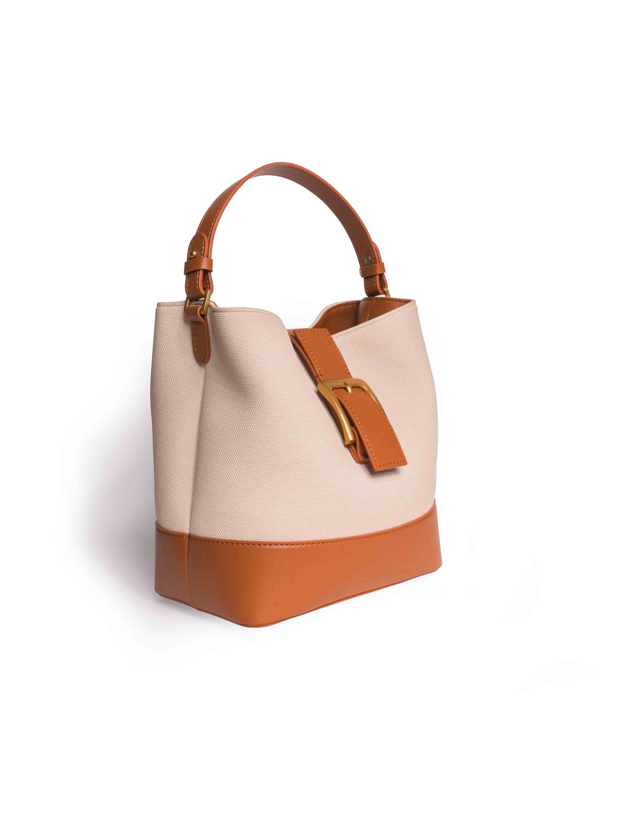 Sylvia - Ladies Leather Bucket Bag | Tan