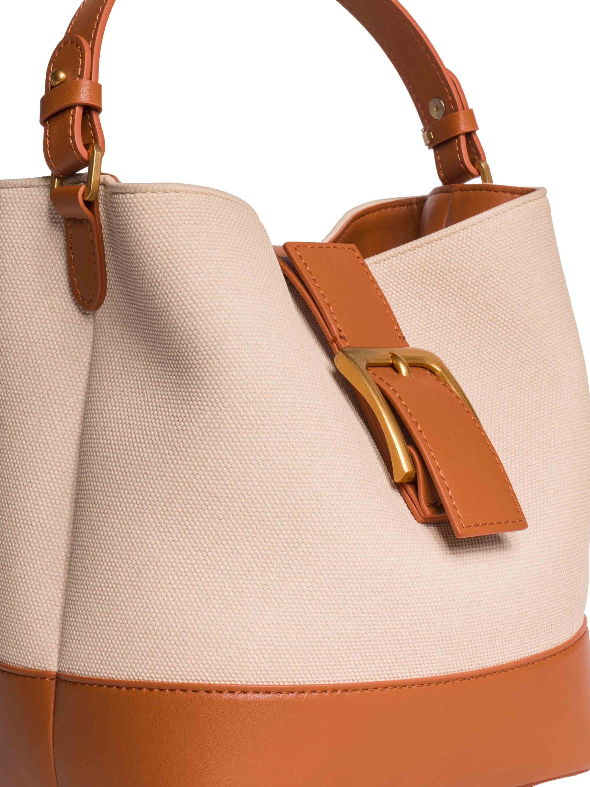 Sylvia - Ladies Leather Bucket Bag | Tan