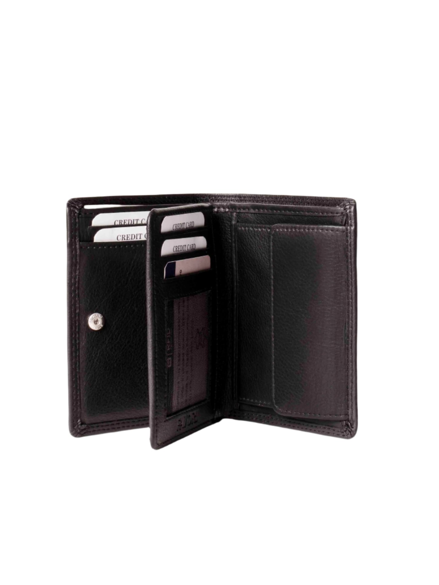 Filato Portrait Men's Leather Wallet With RFID | Black