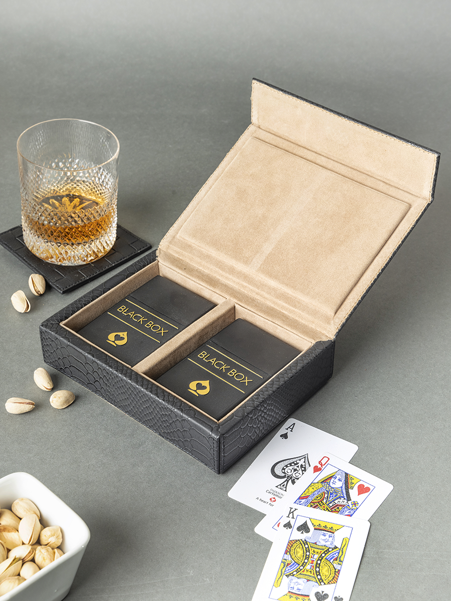 Playing Card Case - Faux Leather