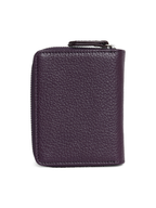 Aero Bi-Fold Wallet, Leather With RFID Blocking | Blackberry wine