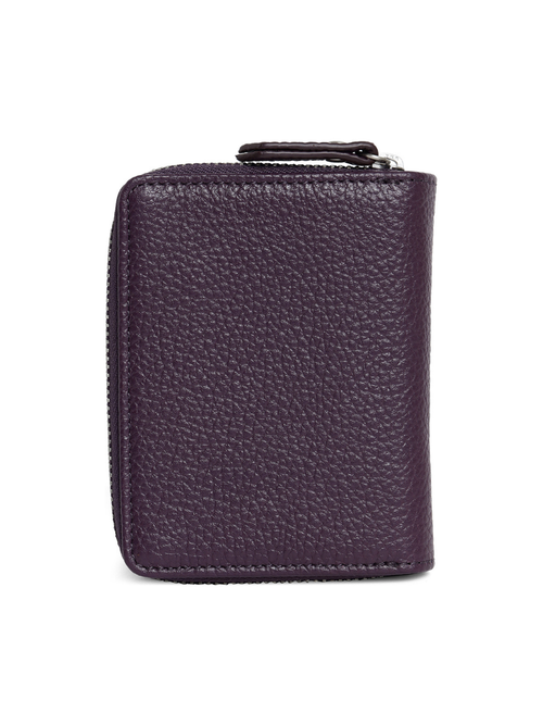 Aero Bi-Fold Wallet, Leather With RFID Blocking | Blackberry wine