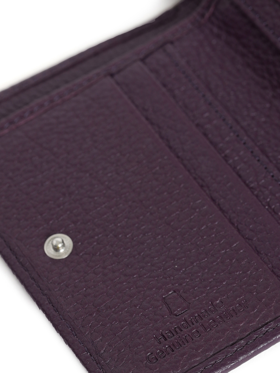 Aero Bi-Fold Wallet, Leather With RFID Blocking | Blackberry wine