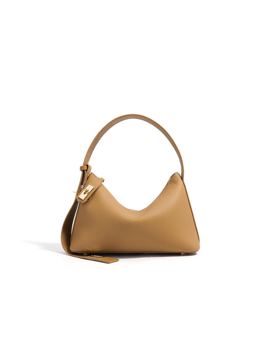 Lumi - Ladies leather Baguette | Caramel