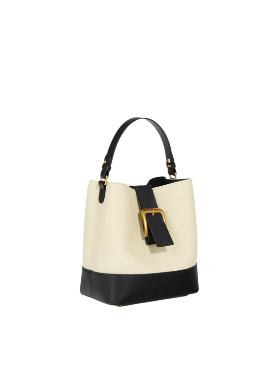 Sylvia - Ladies Leather Bucket Bag | Black