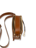 Odette -Ladies Leather Crossbody bag, Cognac