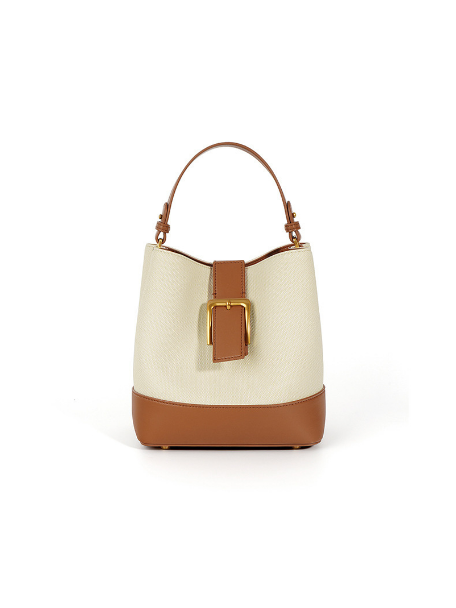 Sylvia - Ladies Leather Bucket Bag | Tan