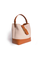 Sylvia - Ladies Leather Bucket Bag | Tan