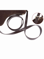 Velena - Ladies suede leather Baguette Bag | Chocolate