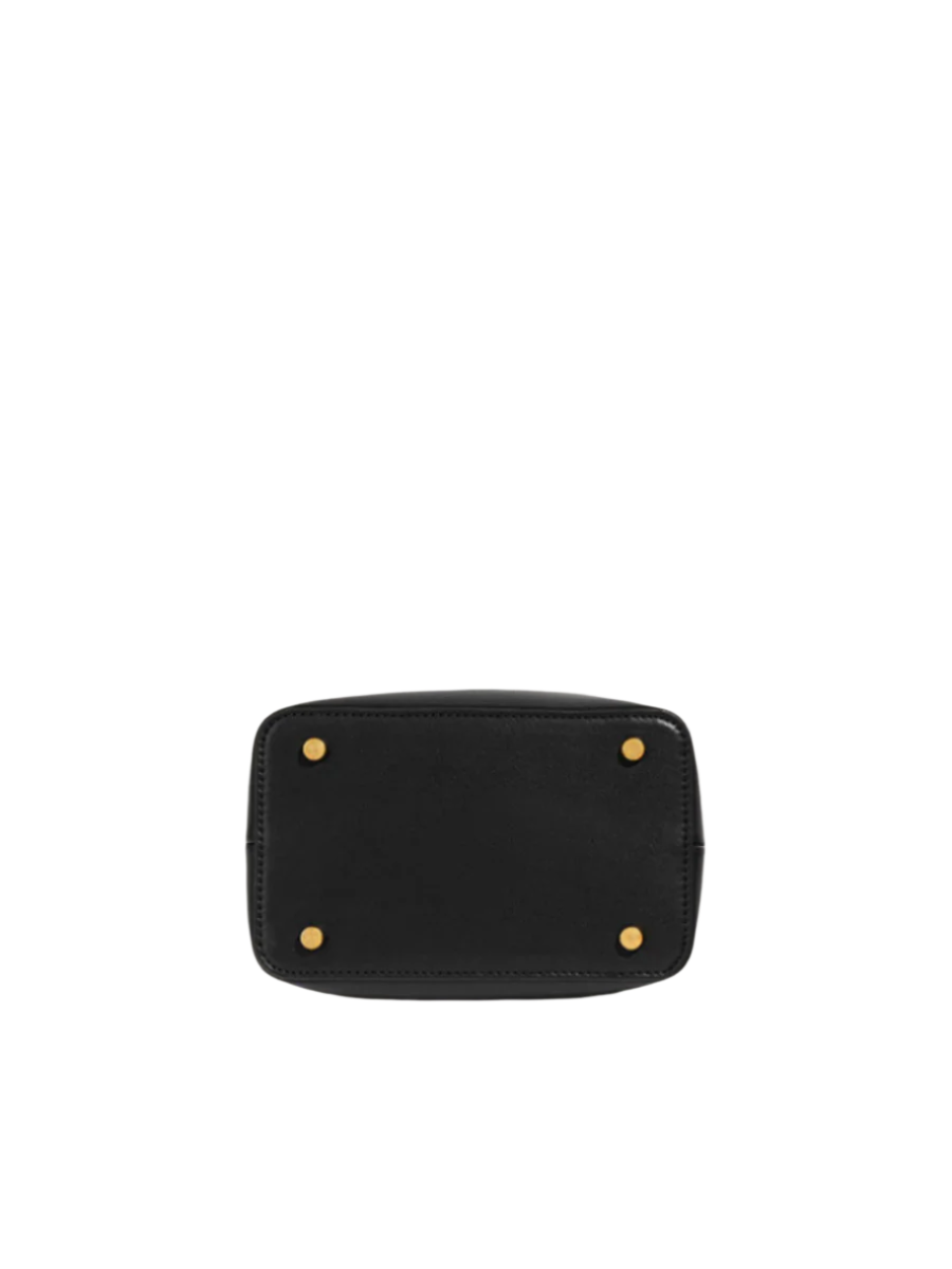 Sylvia - Ladies Leather Bucket Bag | Black
