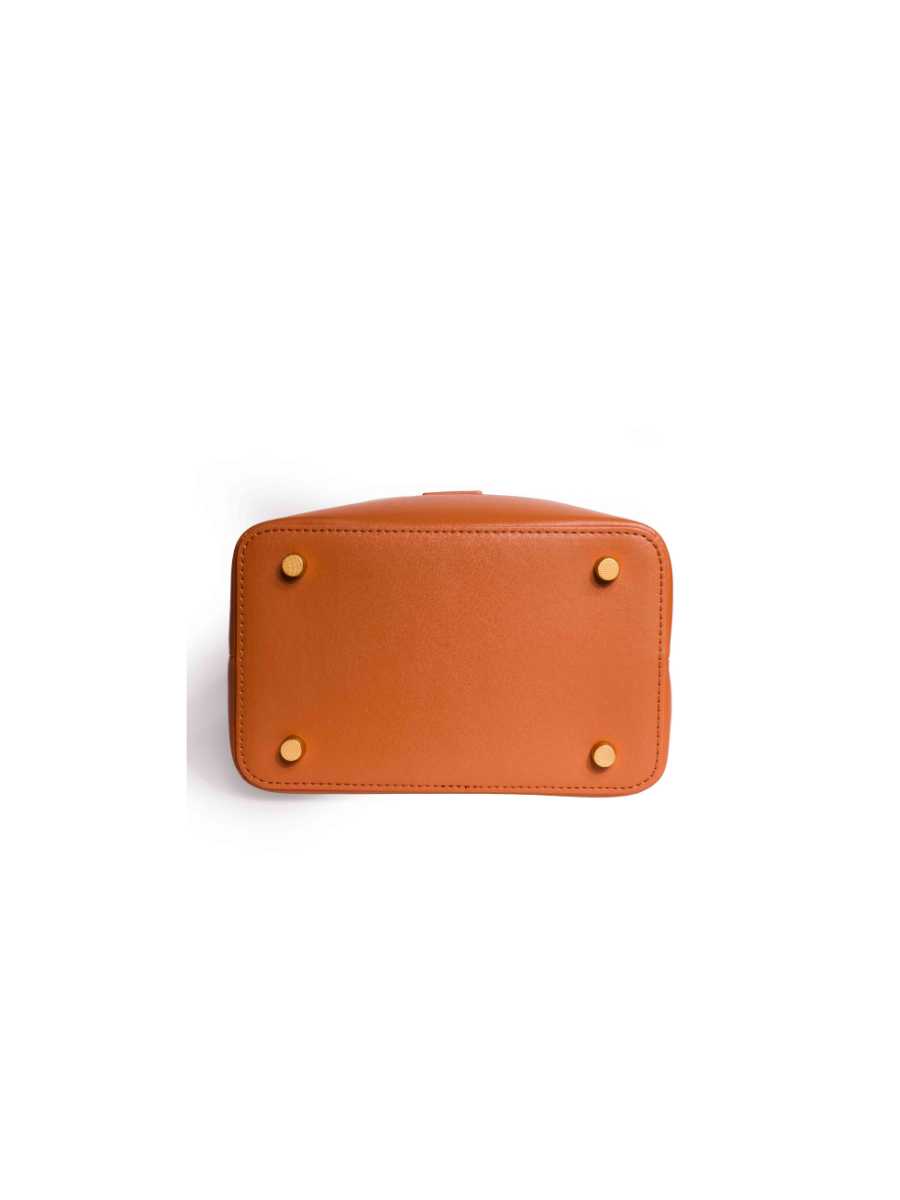 Sylvia - Ladies Leather Bucket Bag | Tan