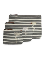 Retro Stripe Utility Case - Set of 3