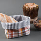 Bread basket in  vibrant cotton check pattern