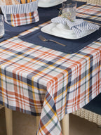 Navy Nouveau Table Cover