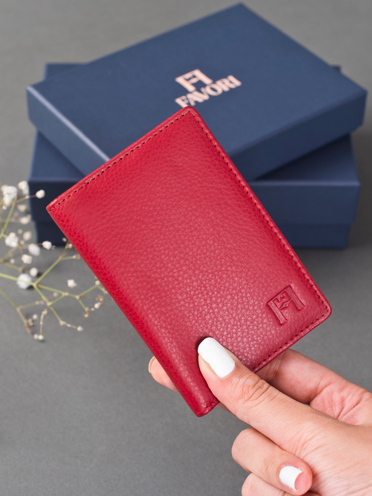 Petite Wallet, Leather with RFID Blocking