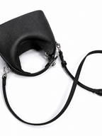 Liora Pebble - Ladies Leather Handbag  | Black