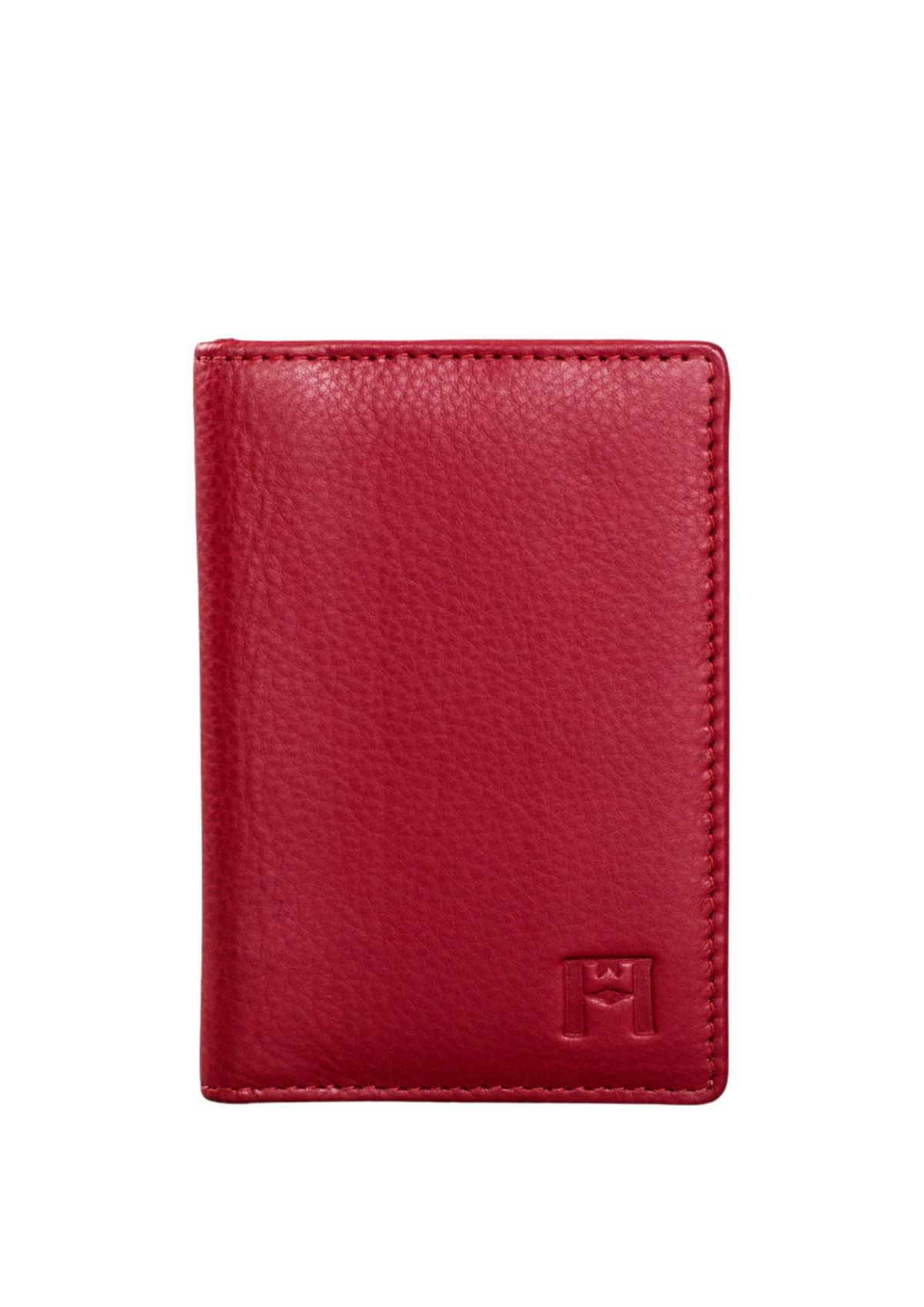 Petite Wallet, Leather With RFID Blocking | Red