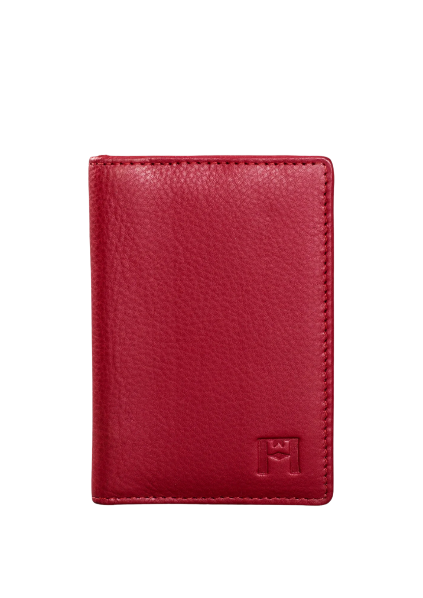 Petite Wallet, Leather With RFID Blocking | Red