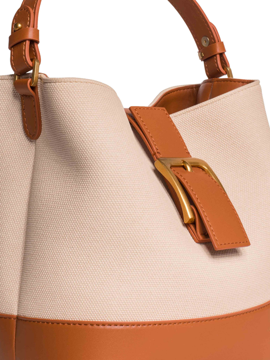 Sylvia - Ladies Leather Bucket Bag | Tan