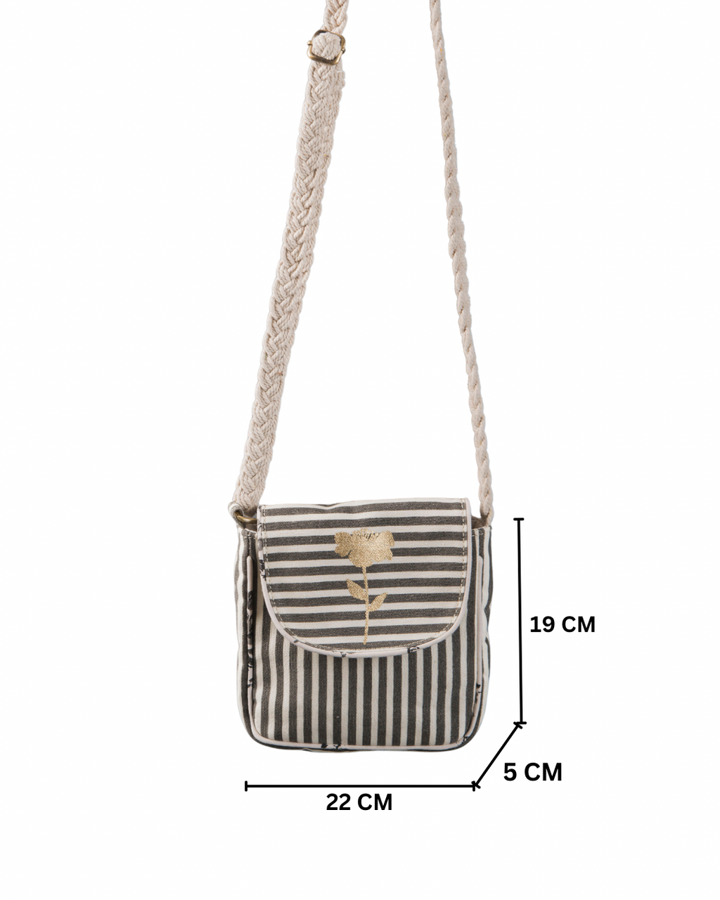 Retro Stripe Ladies Sling Bag
