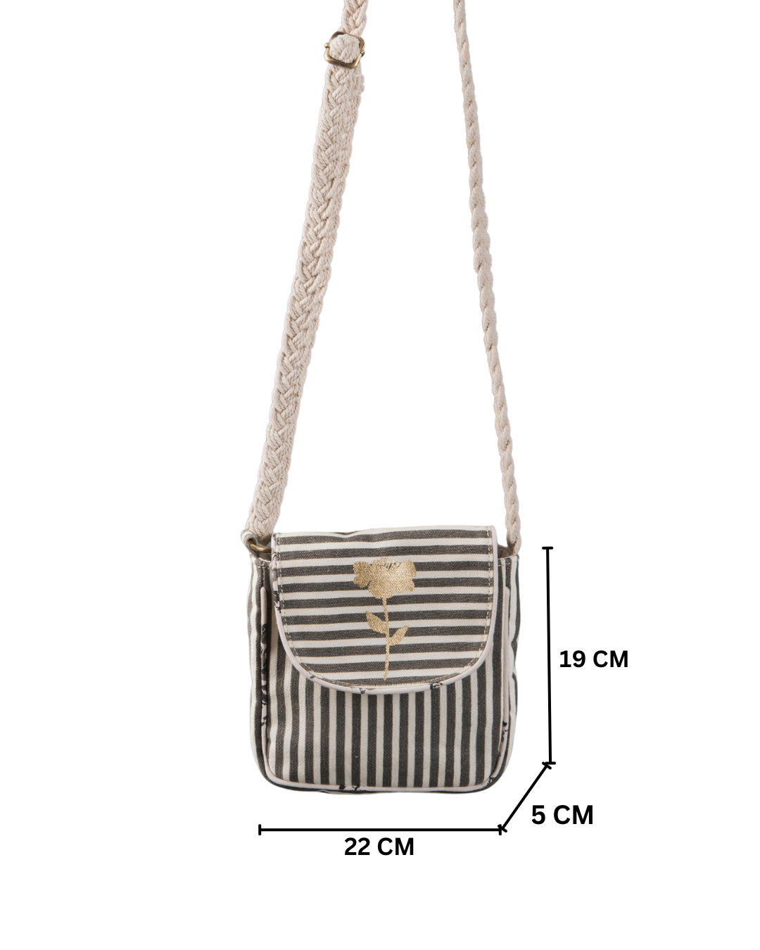 Retro Stripe Ladies Sling Bag