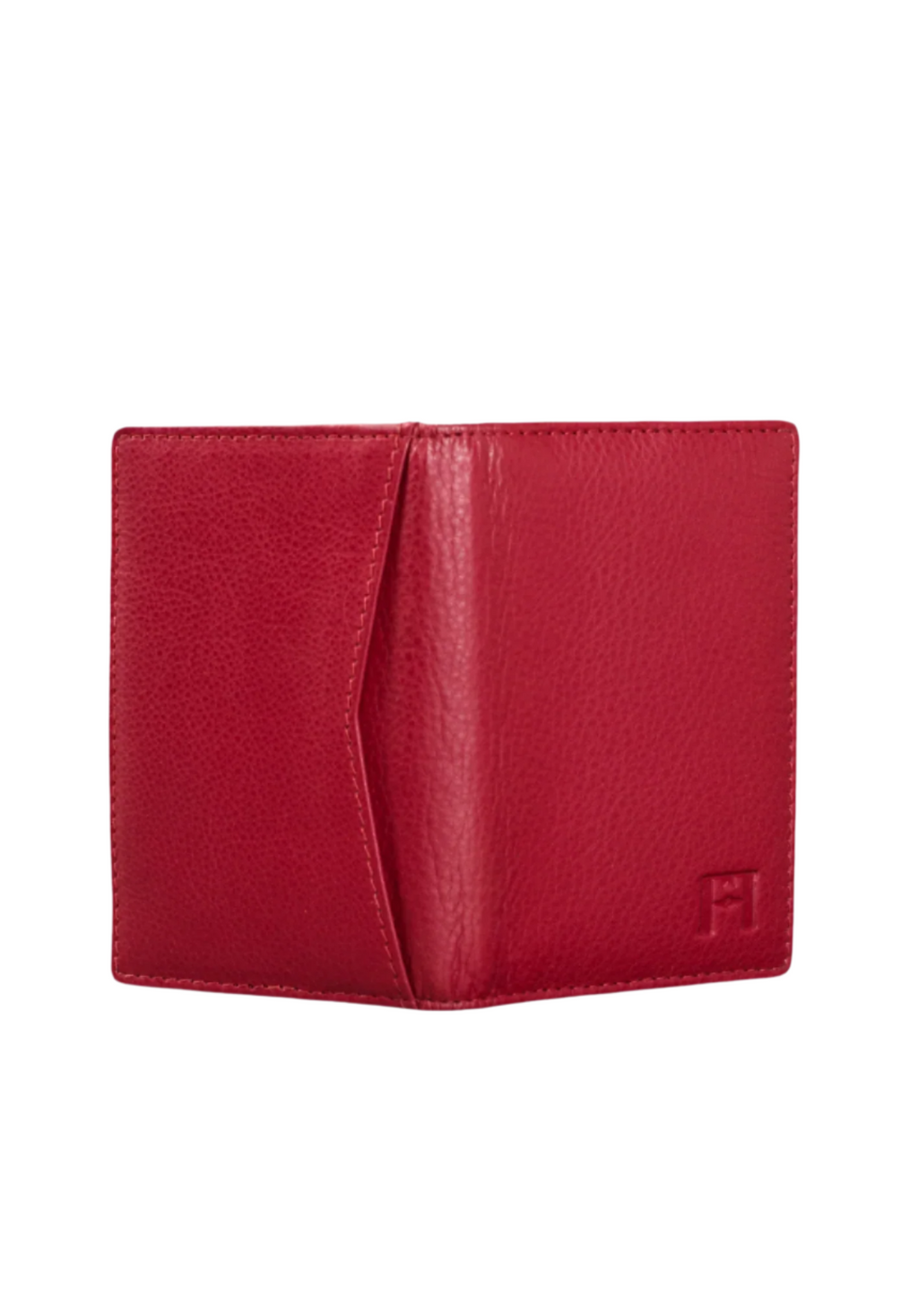 Petite Wallet, Leather With RFID Blocking | Red
