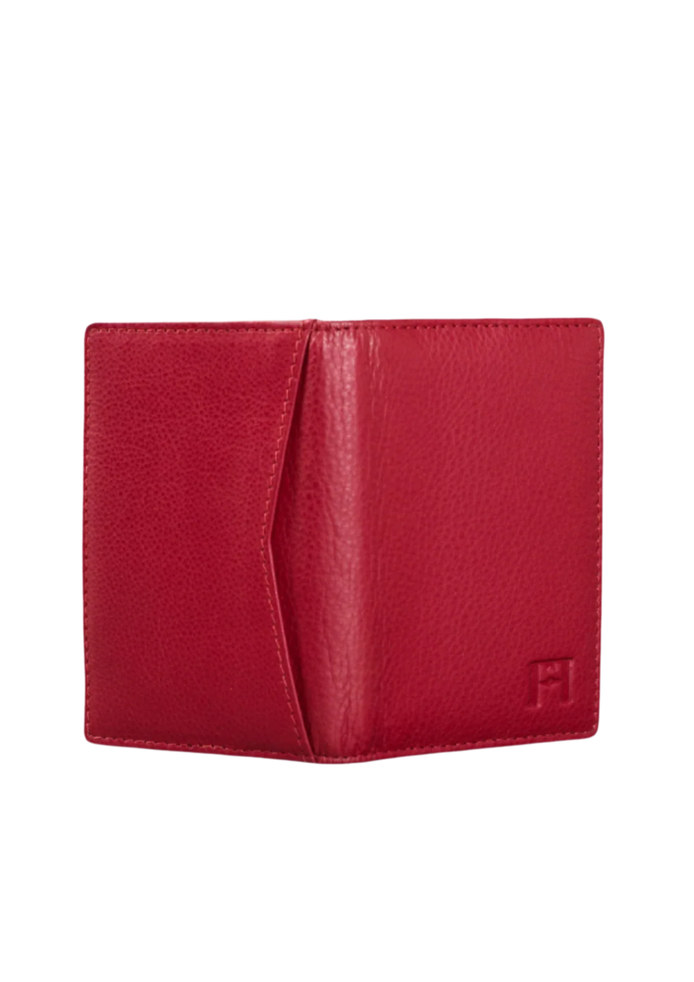 Petite Wallet, Leather With RFID Blocking | Red