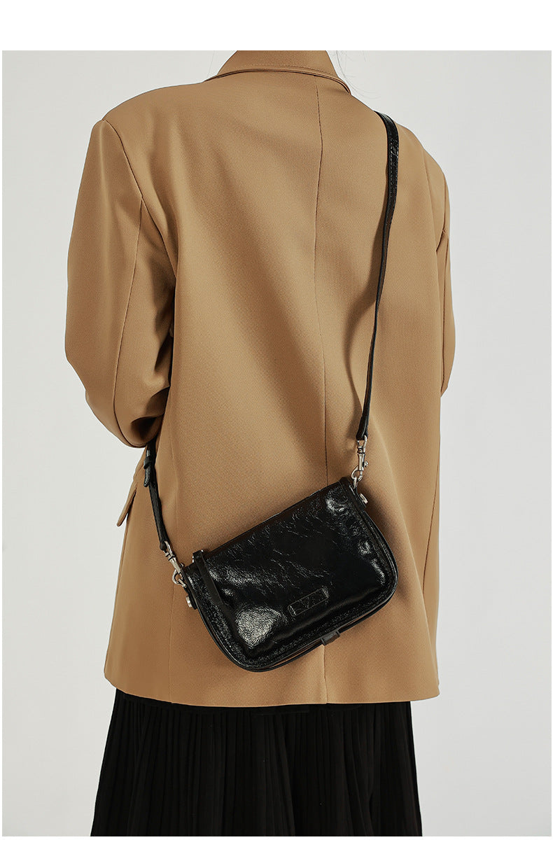 Emily - Ladies Leather Handbag I Black