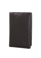 Petite Wallet, Leather With RFID Blocking | Dark Brown
