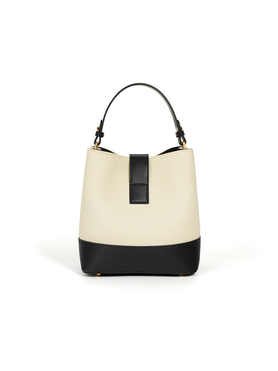 Sylvia - Ladies Leather Bucket Bag | Black
