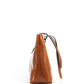 Patina Wide Tote Bag, Leather