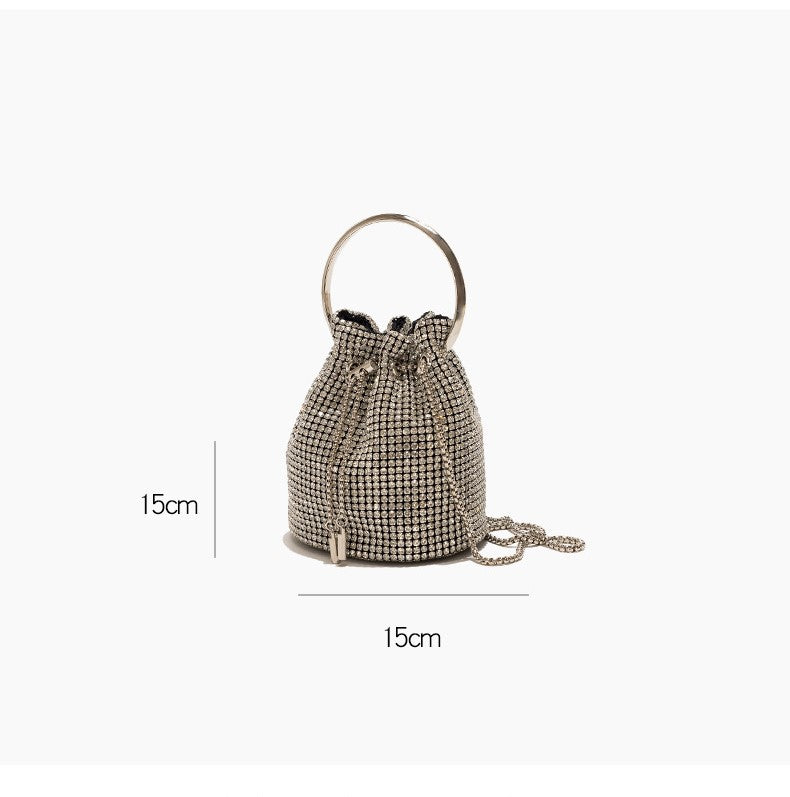 Fiama - Bucket Bag With Rhinestones