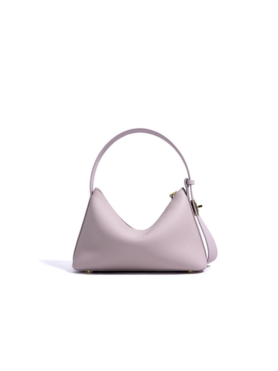 Lumi - Ladies leather Baguette | Mauve