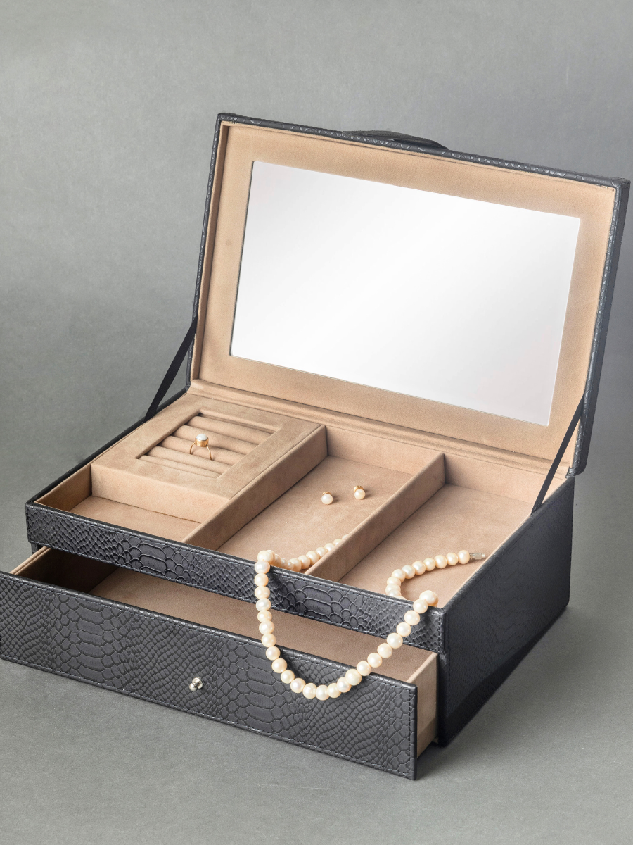 Jewellery Box Faux Leather – Favori1